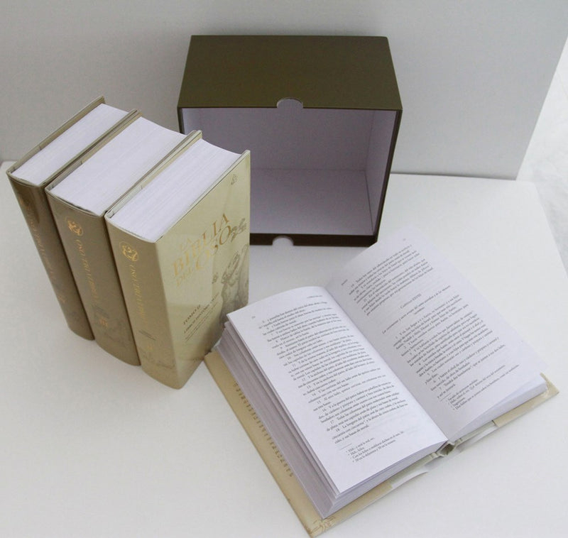 Cargue la imagen en el visor de la galería, Estuche Biblia del OSO (4 tomos), Tapa dura, Casiodoro de Reina
