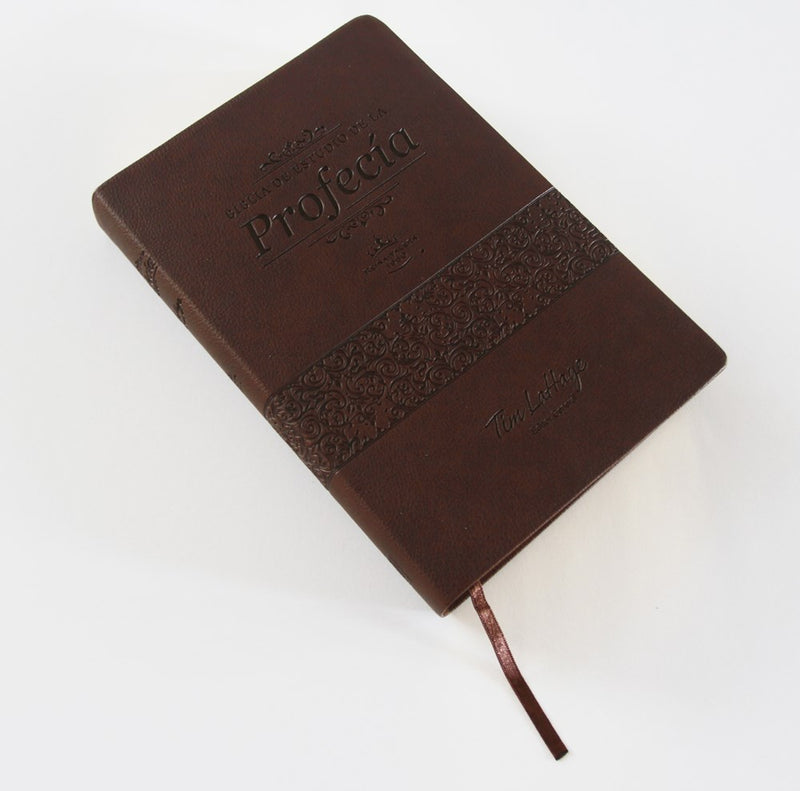 Cargue la imagen en el visor de la galería, Biblia de estudio de la profecía RVR 1960, imitación piel café
