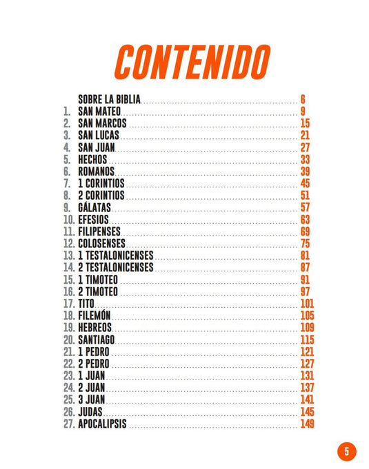 Los libros de la Biblia explicados en gráficos - NT