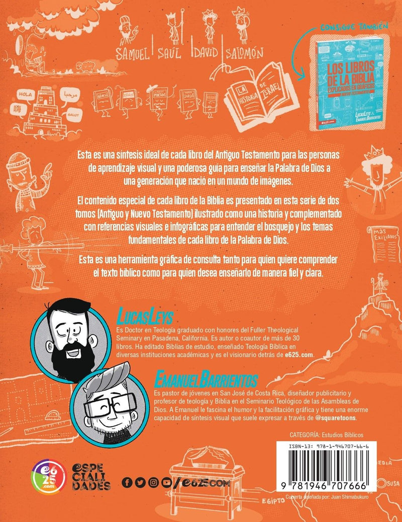 Cargue la imagen en el visor de la galería, Los libros de la Biblia explicados en gráficos - AT
