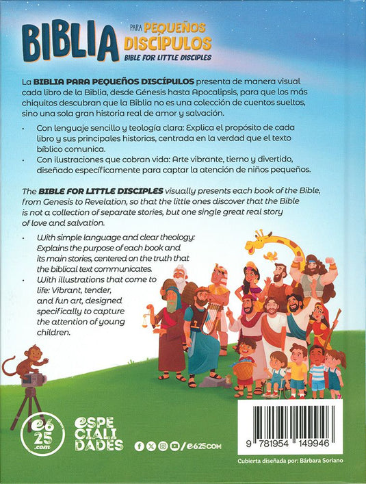 Biblia para pequeños discípulos-Bilingüe