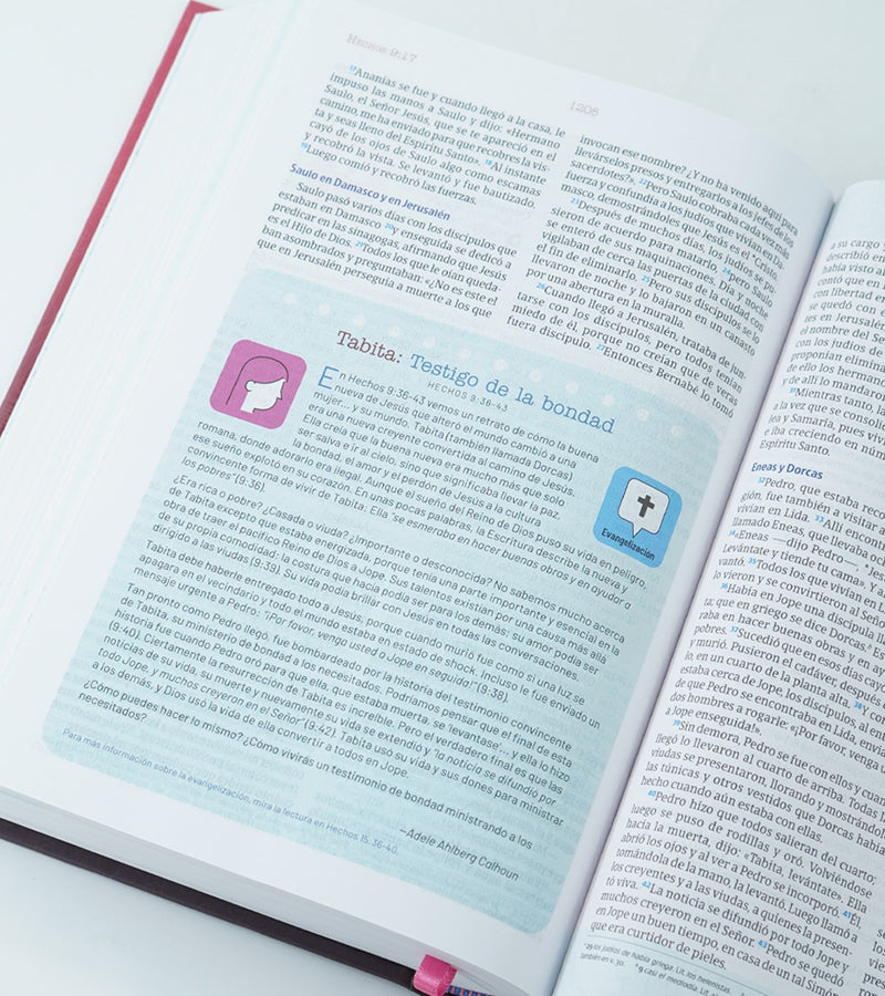 Cargue la imagen en el visor de la galería, Biblia temas cotidianos para mujeres NVI, Tapa dura rosa
