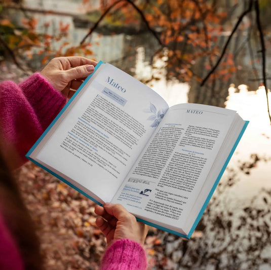 Biblia El campo de batalla de la mente, imitación turquesa