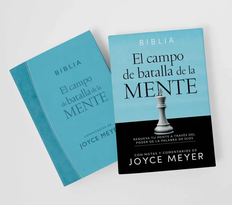 Cargue la imagen en el visor de la galería, Biblia El campo de batalla de la mente, imitación turquesa
