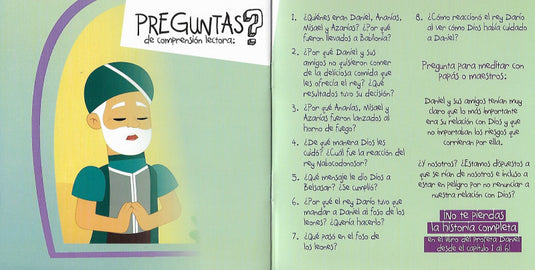 La historia de Daniel (Mini libro) Grandes historias para pequeños lectores