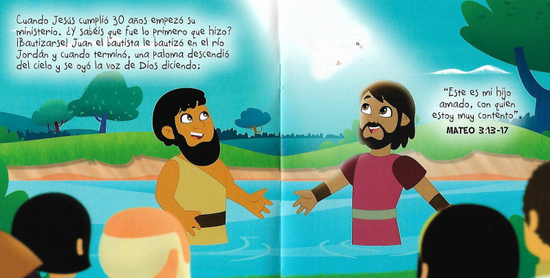 Cargue la imagen en el visor de la galería, La historia de Jesús (Mini libro) Grandes historias para pequeños lectores
