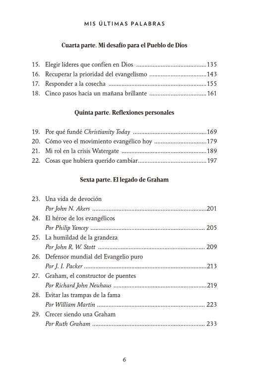 Mis últimas palabras
