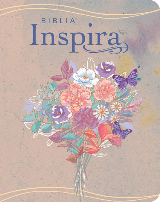 Biblia Inspira con Filament NTV (SentiPiel Acuarela rosa)
