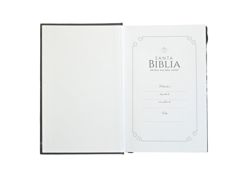 Cargue la imagen en el visor de la galería, Biblia RVR 1960, Tamaño Manual, Letra Grande, tapa dura con elástico León
