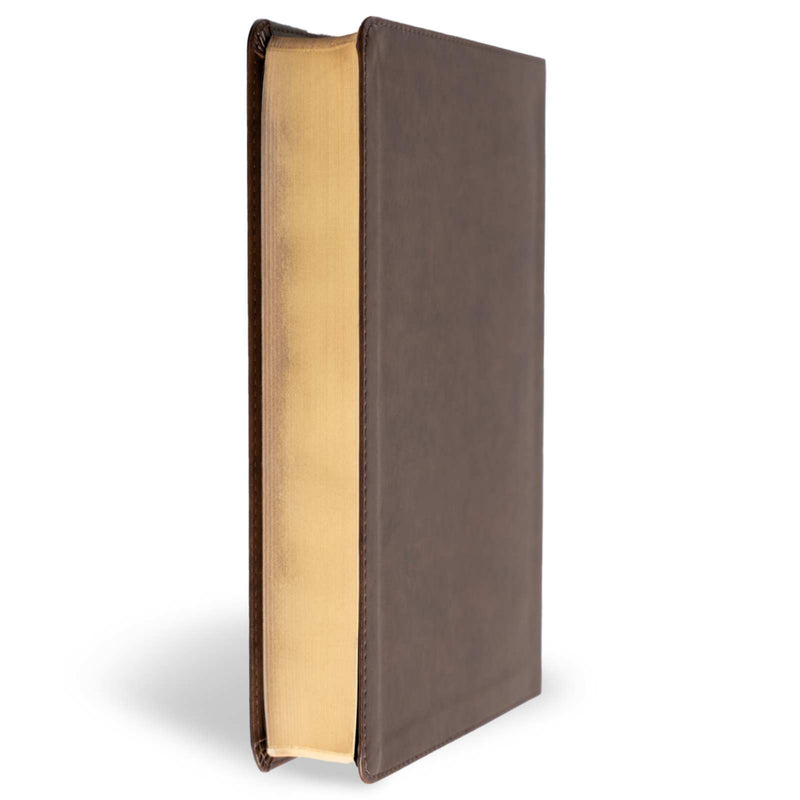 Cargue la imagen en el visor de la galería, Biblia de credos y confesiones RVR 1960, simil piel café
