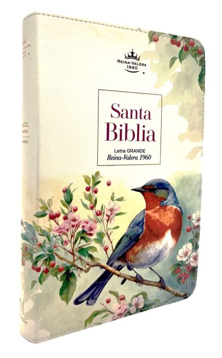 Biblia RVR 1960, Tamaño Manual, Imitación Piel, Diseño Vintage