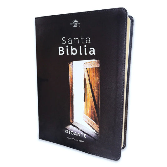 Biblia RVR 1960, Letra Gigante, imitación piel puerta abierta