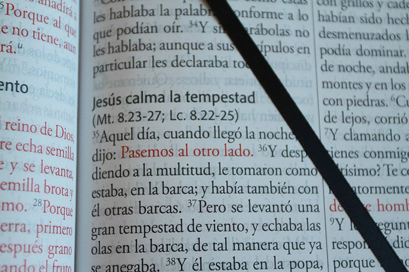 Cargue la imagen en el visor de la galería, Biblia ultrafina RVR 1960, Letra Súper Gigante, símil piel negra
