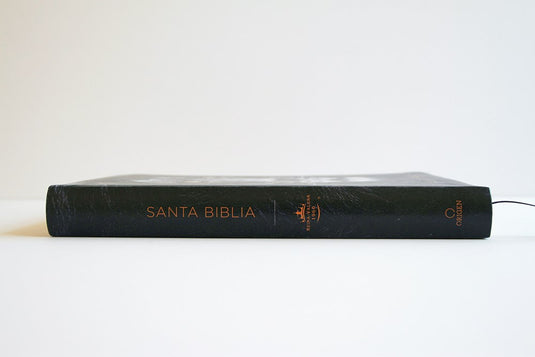 Biblia León de Judá RVR 1960, Letra Grande, con índice, imitación piel negra