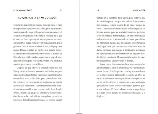 El camino al éxito: Deja que Dios te guíe hacia una vida de significado y propósito