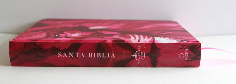 Cargue la imagen en el visor de la galería, Biblia León de Judá RVR 1960, Letra Grande, Tamaño Manual, Tapa dura fucsia
