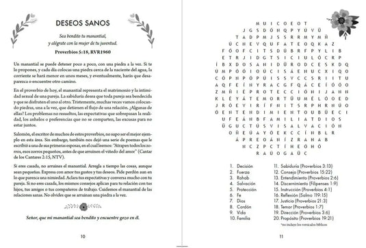 Sopas de letras 100 devocionales para mujeres: Letra Grande