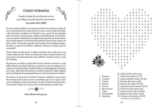Sopas de letras 100 devocionales para mujeres: Letra Grande