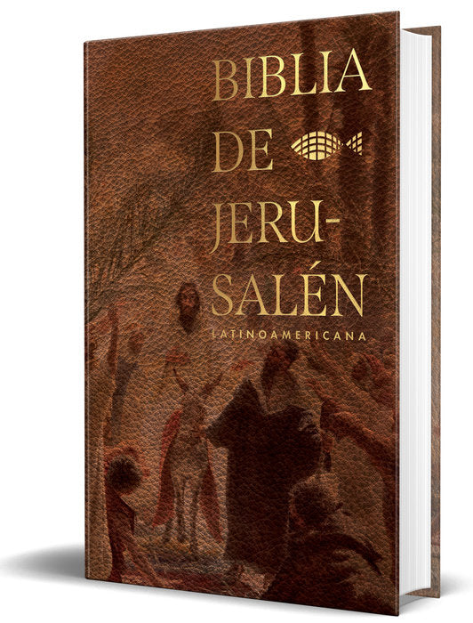 Biblia de Jerusalén Latinoamericana, tapa dura marrón, edición de regalo
