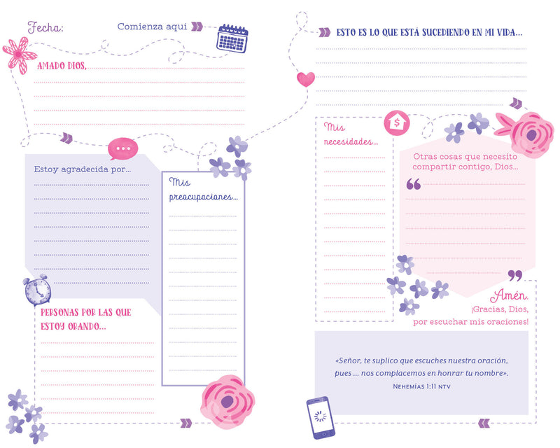 Cargue la imagen en el visor de la galería, El Mapa de Oración para chicas adolescentes:  Un Diario Creativo
