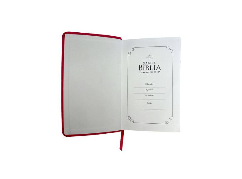 Cargue la imagen en el visor de la galería, Biblia RVR 1960, Letra Grande, con índice, imitación piel fucsia
