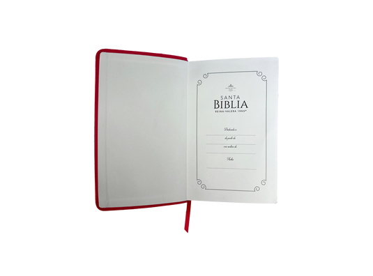 Biblia RVR 1960, Letra Grande, con índice, imitación piel fucsia