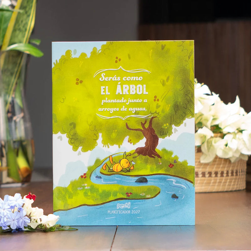 Cargue la imagen en el visor de la galería, Planificador mensual Pechi 2027, Árbol frondoso
