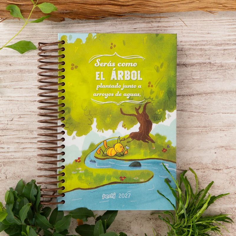 Cargue la imagen en el visor de la galería, Agenda Pechi 2027, resortes Árbol frondoso
