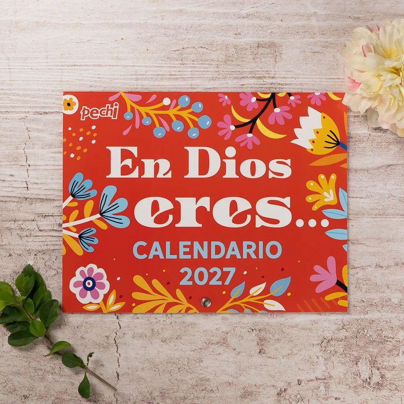 Cargue la imagen en el visor de la galería, Calendario de pared Pechi 2027 En Dios Eres
