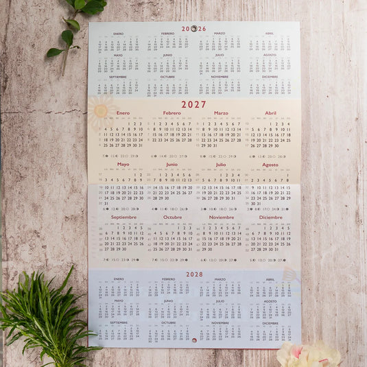 Calendario de pared Pechi 2027 En Dios Eres