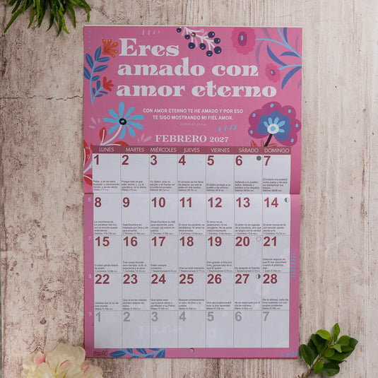 Calendario de pared Pechi 2027 En Dios Eres
