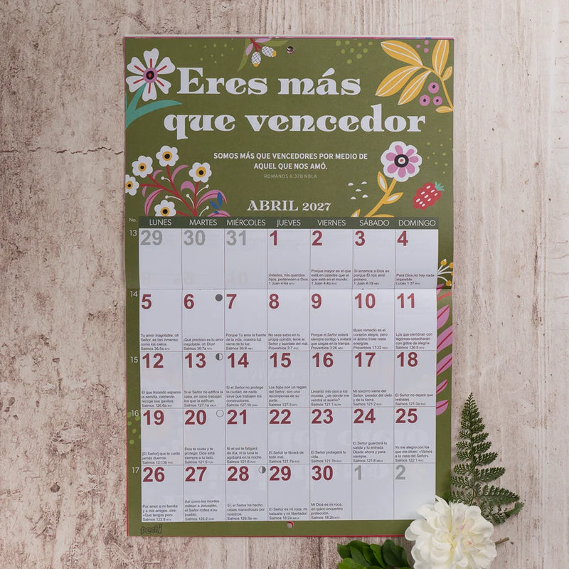 Cargue la imagen en el visor de la galería, Calendario de pared Pechi 2027 En Dios Eres
