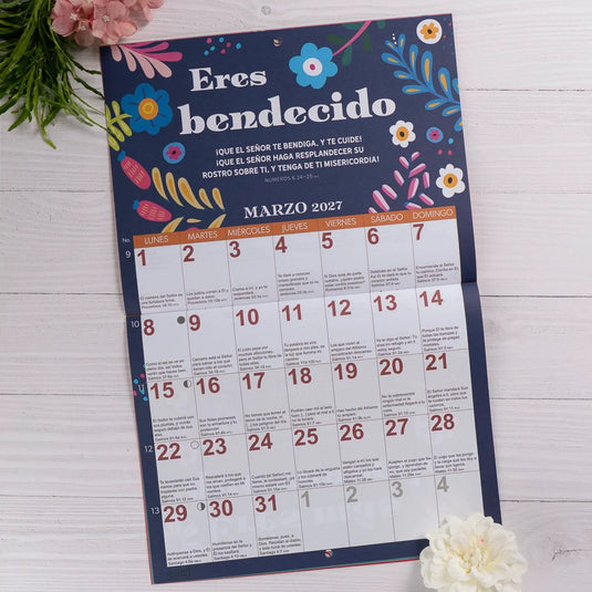Calendario de pared Pechi 2027 En Dios Eres