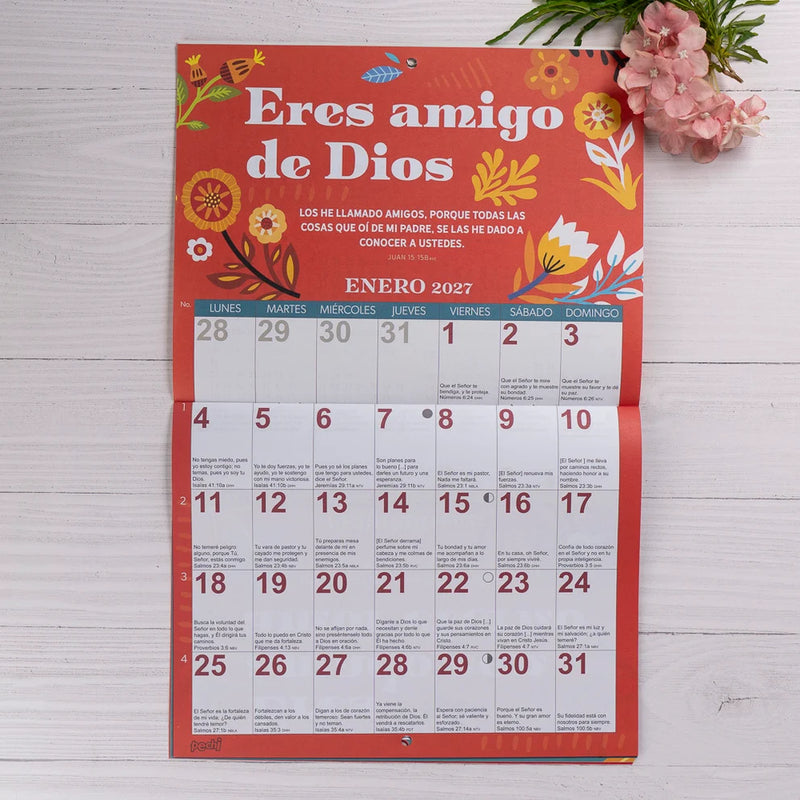 Cargue la imagen en el visor de la galería, Calendario de pared Pechi 2027 En Dios Eres
