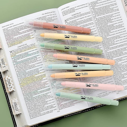 Set de 16  marcadores de gel para biblia con estuche Mr. Pen