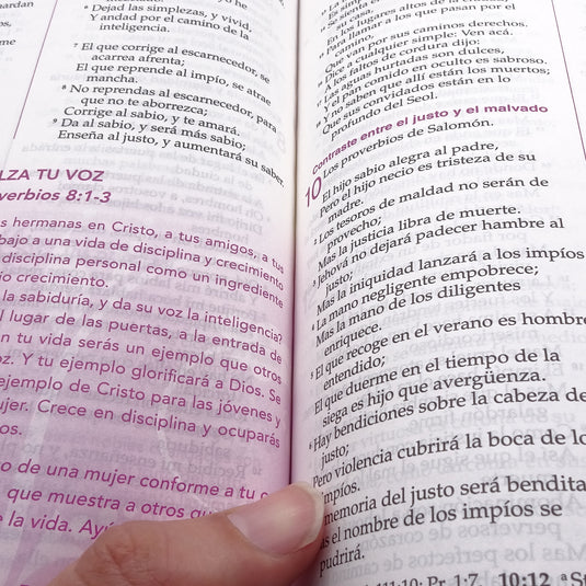 Biblia de la Mujer Conforme al Corazón de Dios RVR 1960, tapa dura