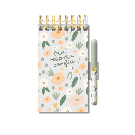 Set de libreta con lapicero| Ora, Espera, Confía