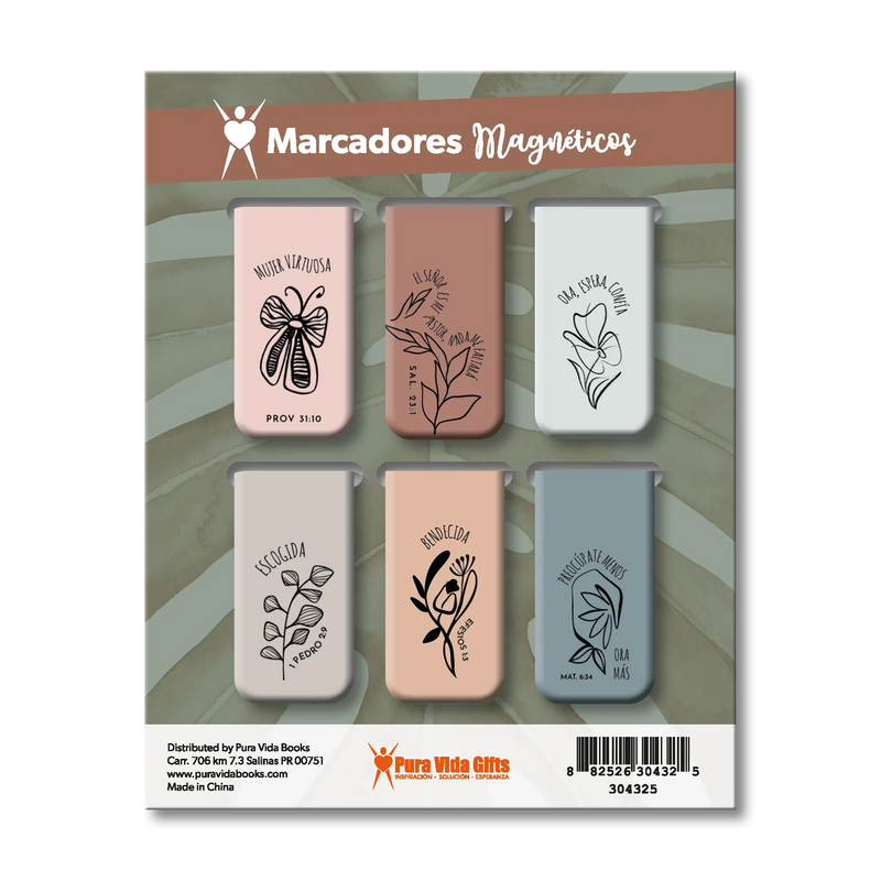 Cargue la imagen en el visor de la galería, Marcadores de páginas magnéticos, clásico
