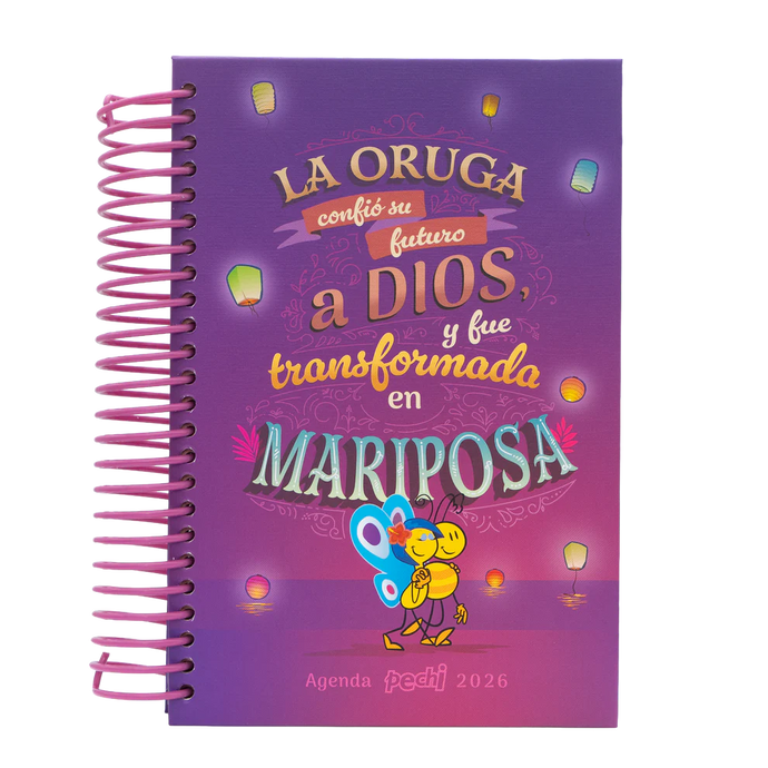 Agenda Pechi espiral Mariposa
