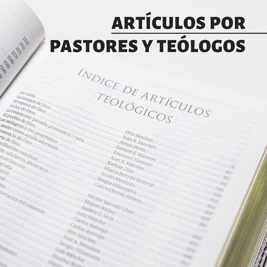 Biblia temática de estudio RVR 1960, piel fabricada