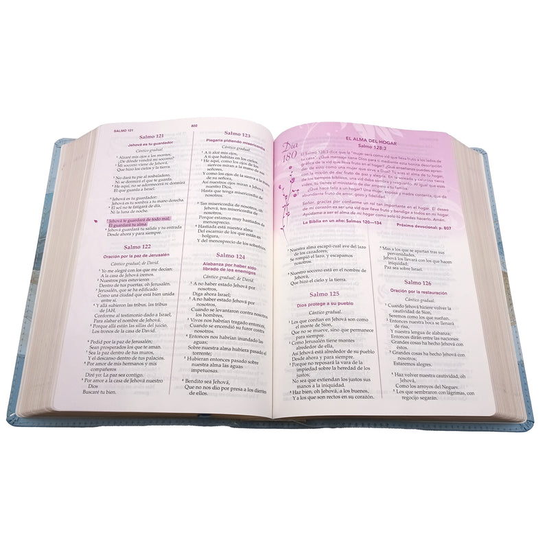 Cargue la imagen en el visor de la galería, Biblia de la Mujer Conforme al Corazón de Dios RVR 1960, edición pétalos
