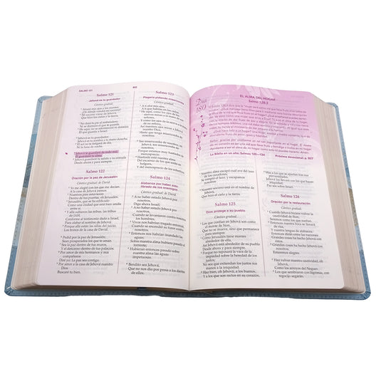 Biblia de la Mujer Conforme al Corazón de Dios RVR 1960, edición pétalos