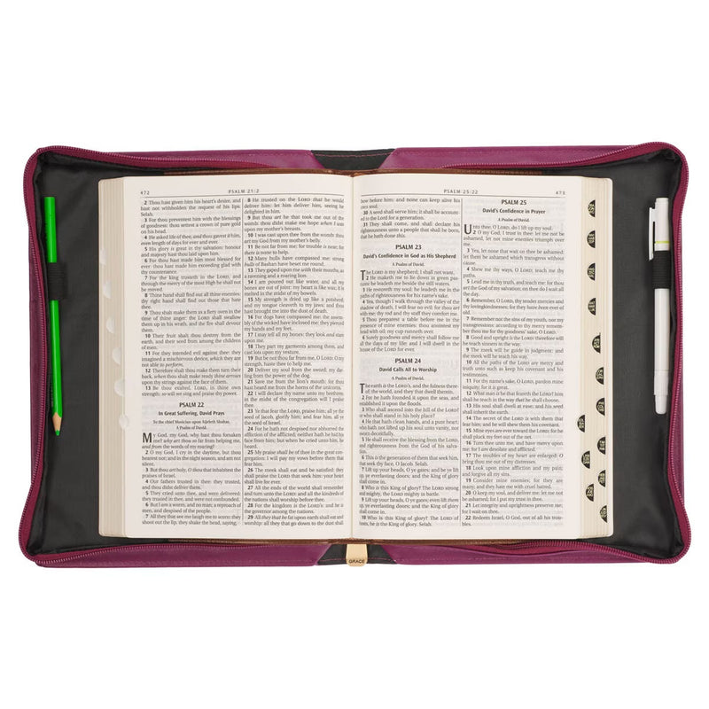 Cargue la imagen en el visor de la galería, Estuche mediano para Biblia "Be Still" – Salmo 46:10
