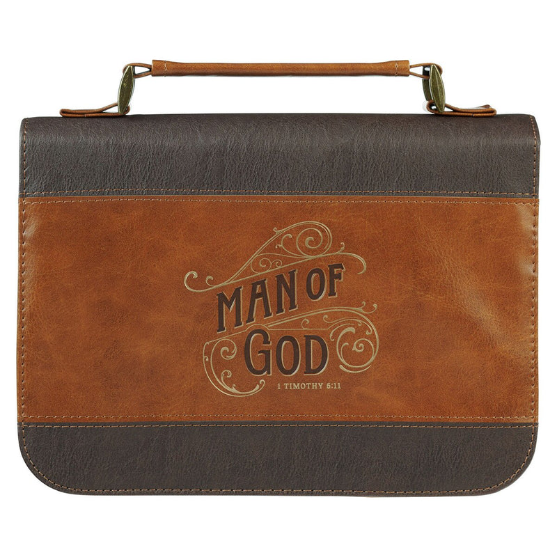 Cargue la imagen en el visor de la galería, Estuche grande para Biblia "Man of God" – 1 Timoteo 6:11
