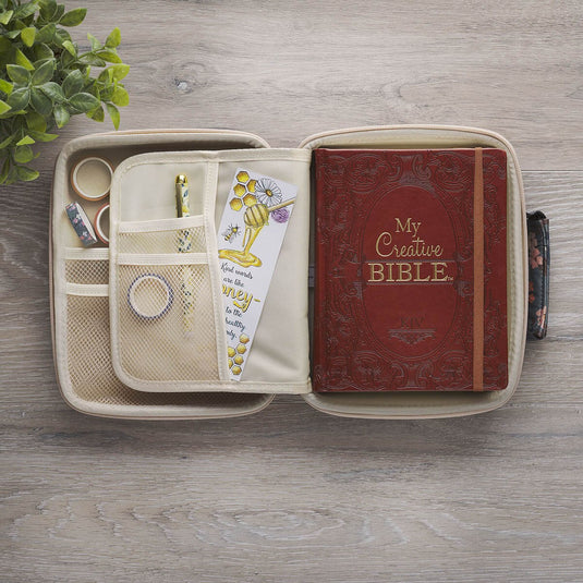 Estuche/Organizador para Biblia "Be Still" – Salmo 46:10, tapa dura