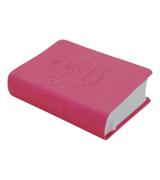Biblia NVI, Letra Grande, Tamaño Bolsillo, Fucsia tornasol