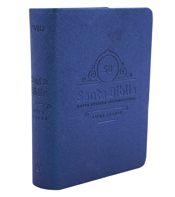 Biblia NVI, Tamaño Bolsillo, Azul Metalizado