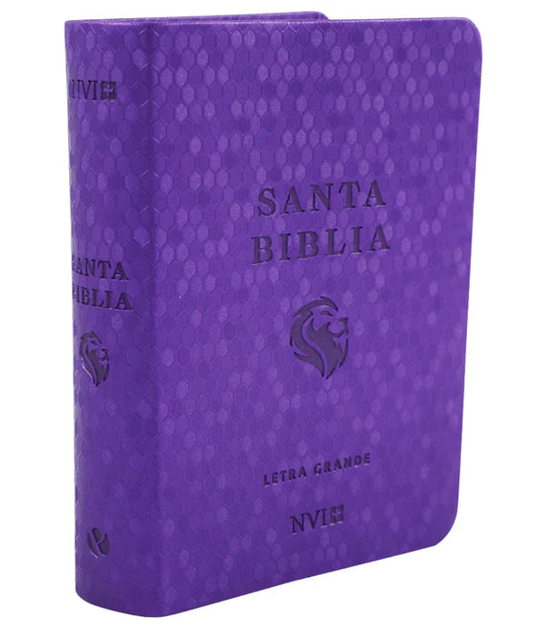 Biblia NVI, Letra Grande, Tamaño Bolsillo, Panal Violeta