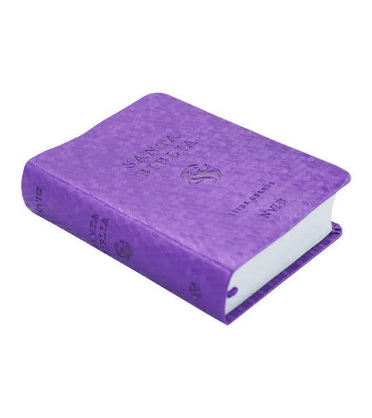 Biblia NVI, Letra Grande, Tamaño Bolsillo, Panal Violeta