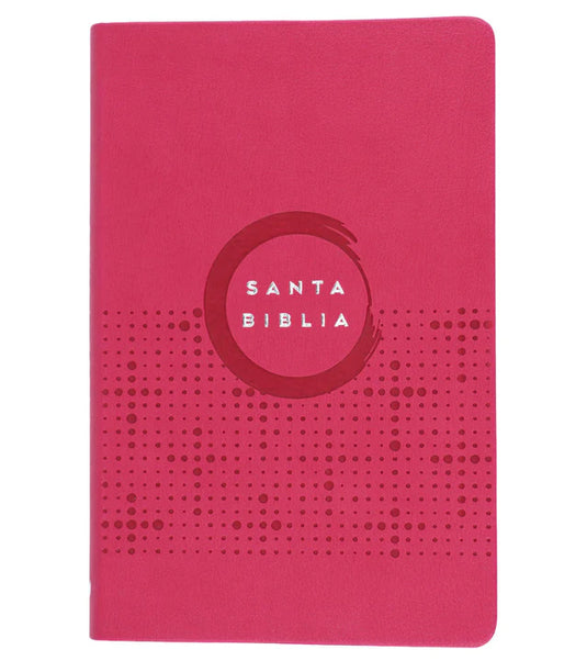 Biblia NVI, Ultrafina, imitación piel fucsia